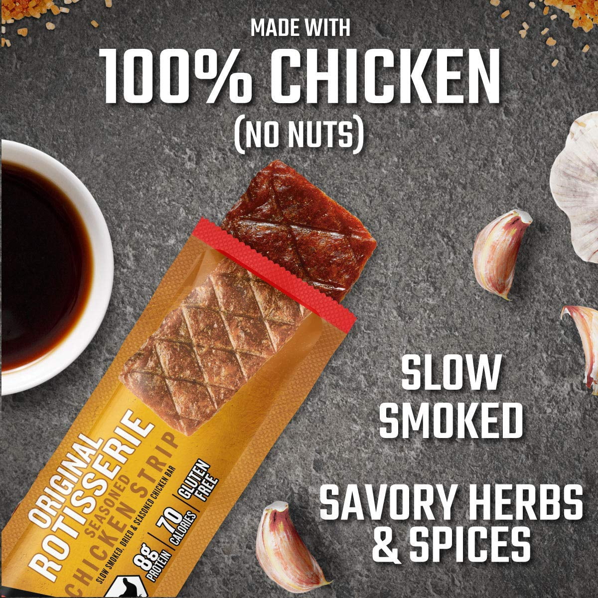 Meat Bars, Rotisserie Chicken, 12 Count H692803
