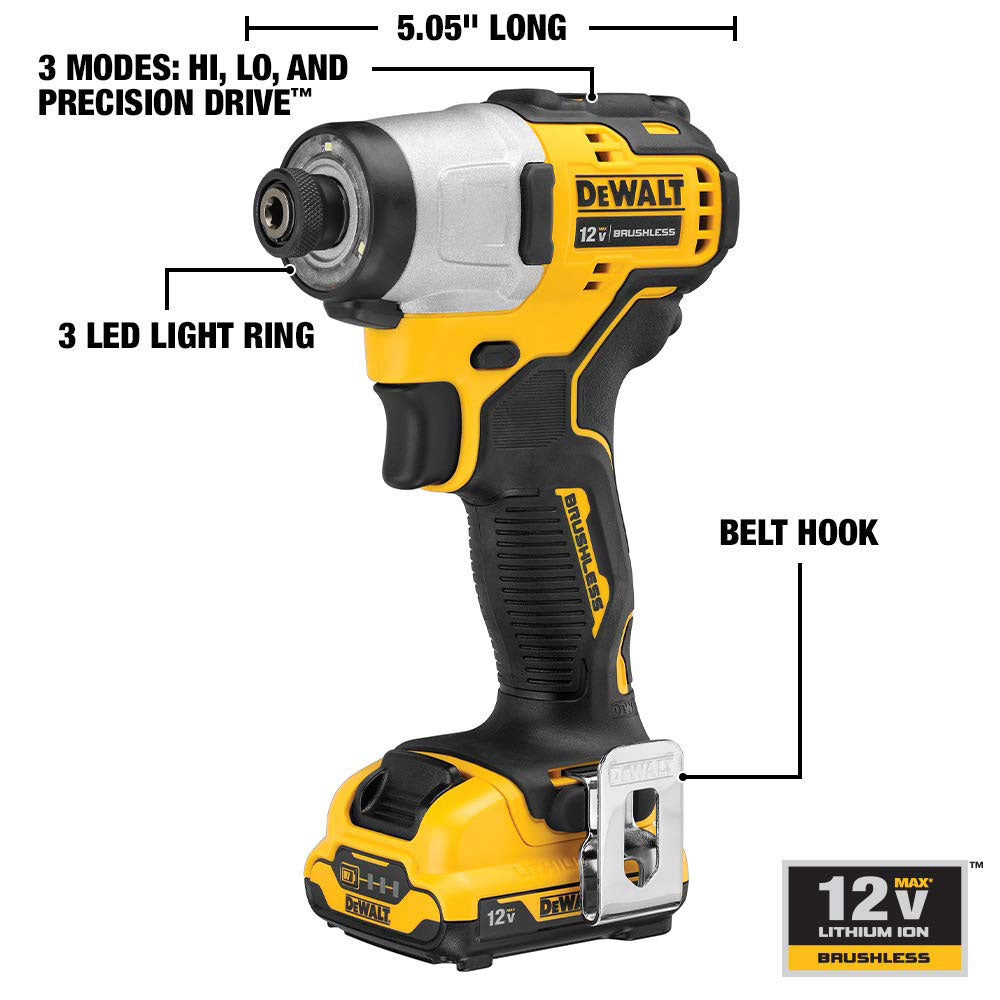 Brushless Cordless Drill & Impact Driver Combo Kit U57350