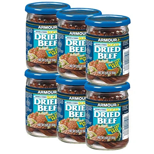 2.25 OZ Sliced Dried Beef, Jarred Meat S304894