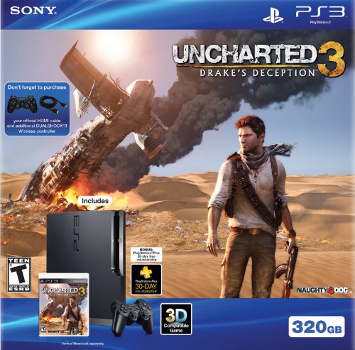 320GB Uncharted 3 Bundle B354