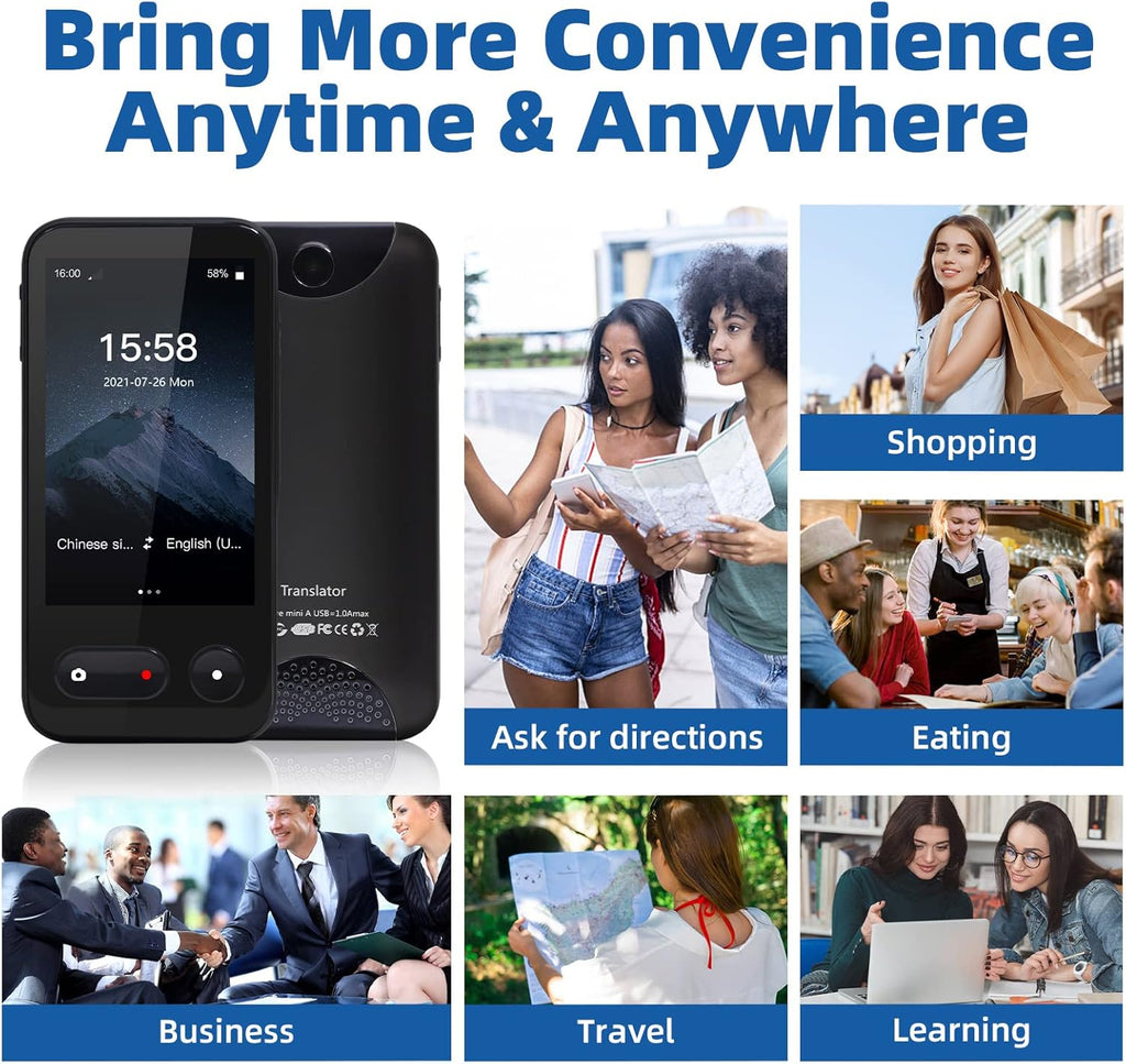 Portable Instant Two-Way Language Translator Device G1900