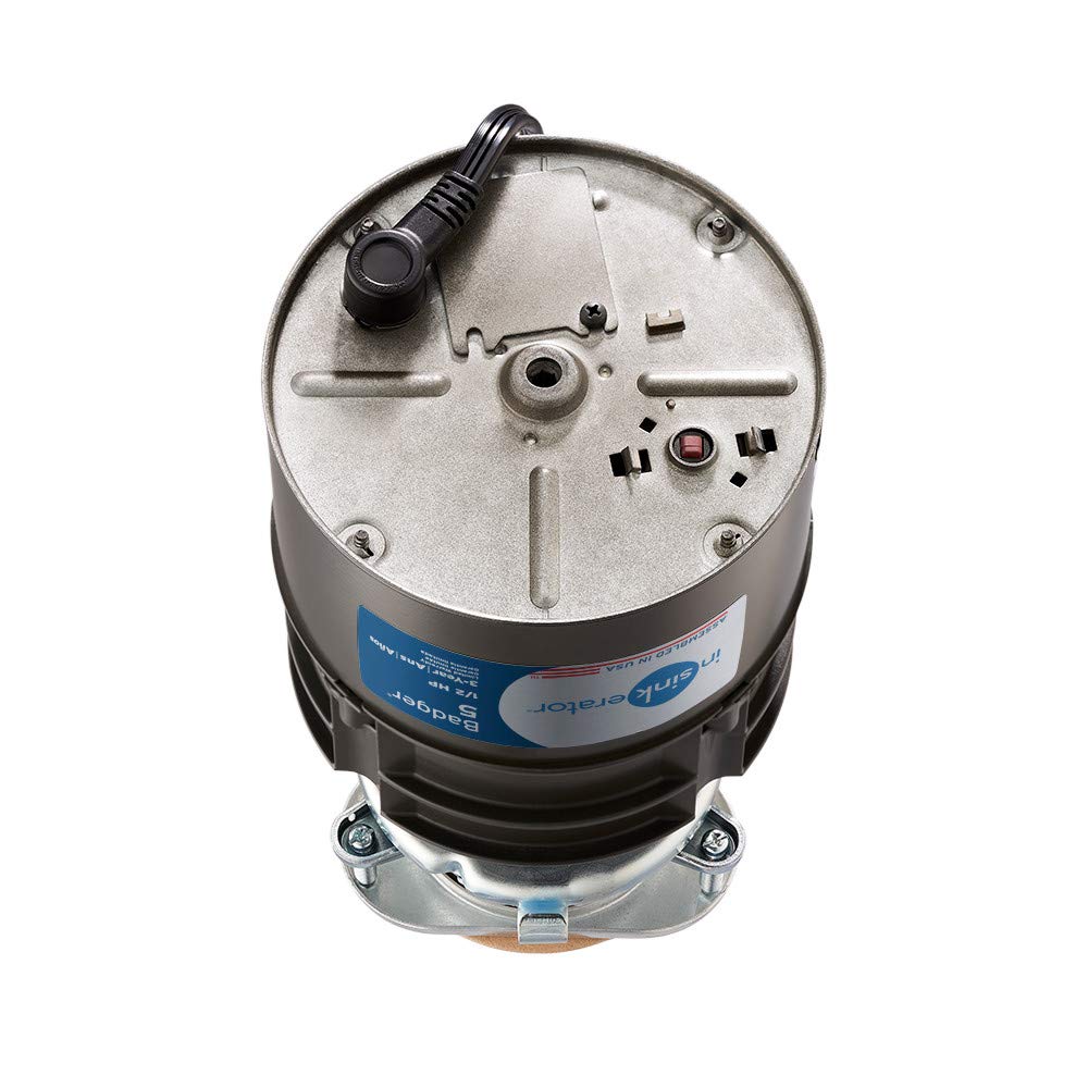 1/2 HP Continuous Feed Black Garbage Disposal O9475