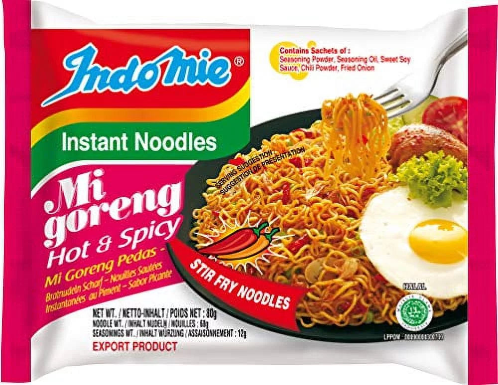30-Pack 84.6 Ounce Hot & Spicy Instant Noodles M9771