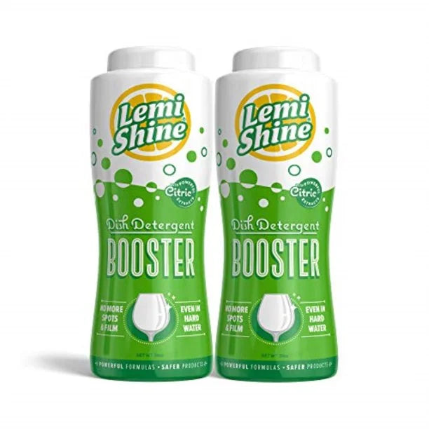 24oz 2 Pack Lemon Dishwasher Detergent Additive T274