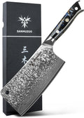 7 inch VG10 Damascus Steel Cleaver Knife Y160
