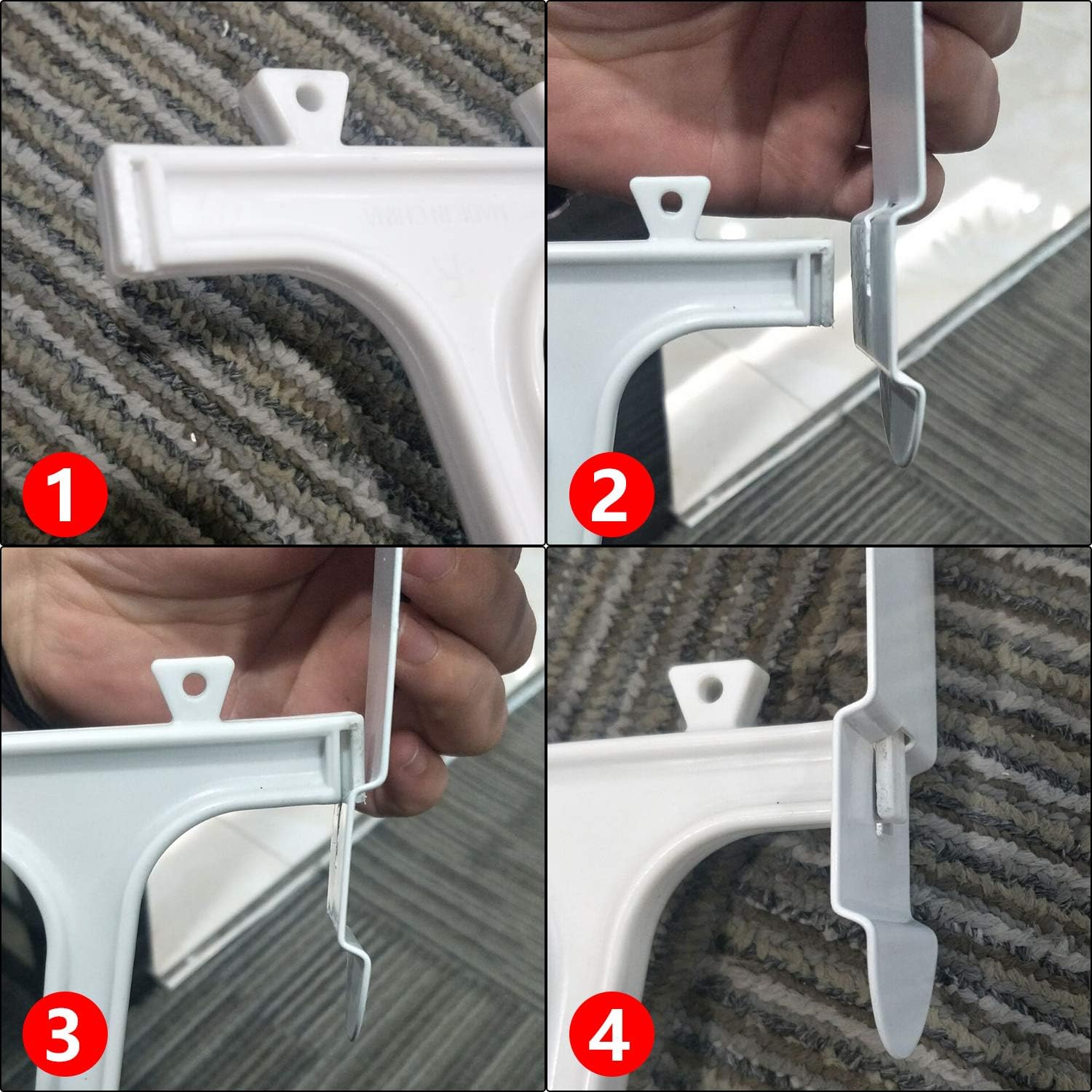 36 Pair Hanging Shoe Organizer with Hooks W433915