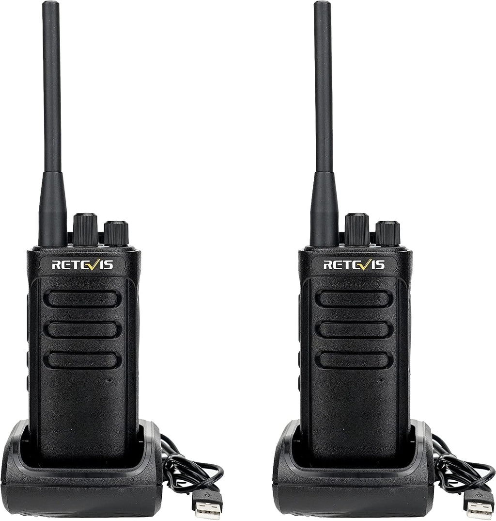 Walkie-Talkies 2 Pack 16CH 2000mAh Rechargeable Two Way Radios with Earpiece M422077