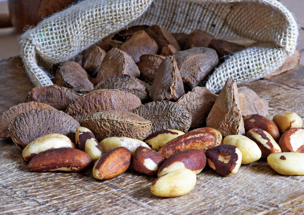 Organic Dry Roasted Brazil Nuts with Himalayan Salt, 4 Pounds I10900
