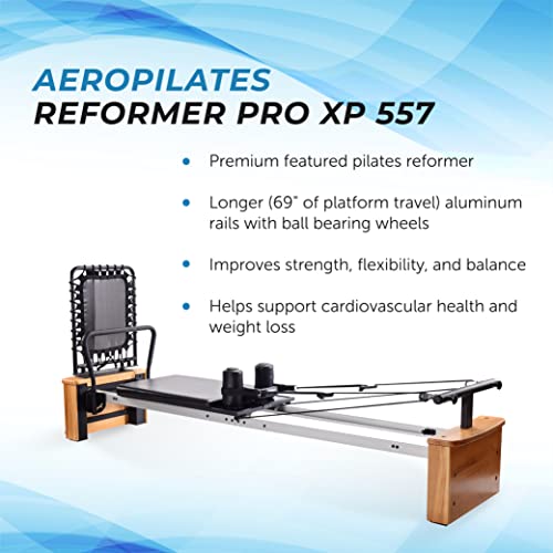 Chrome Black Padded Pilates Reformer with Cardio Rebounder V6065
