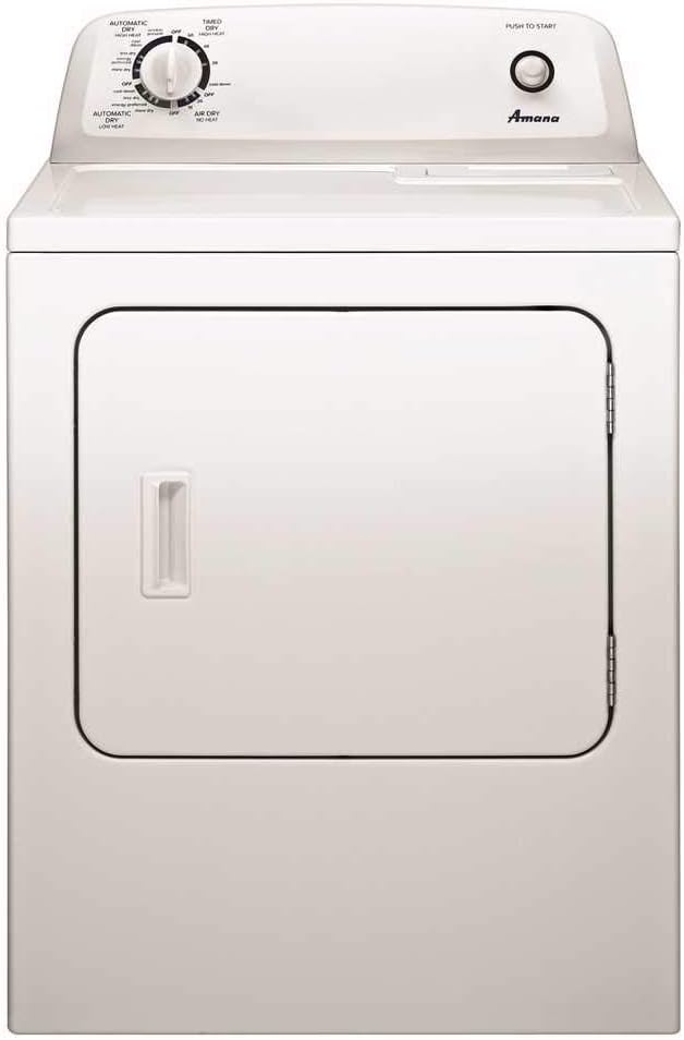 6.5 cu. ft. Front Load Electric Dryer, White B8918