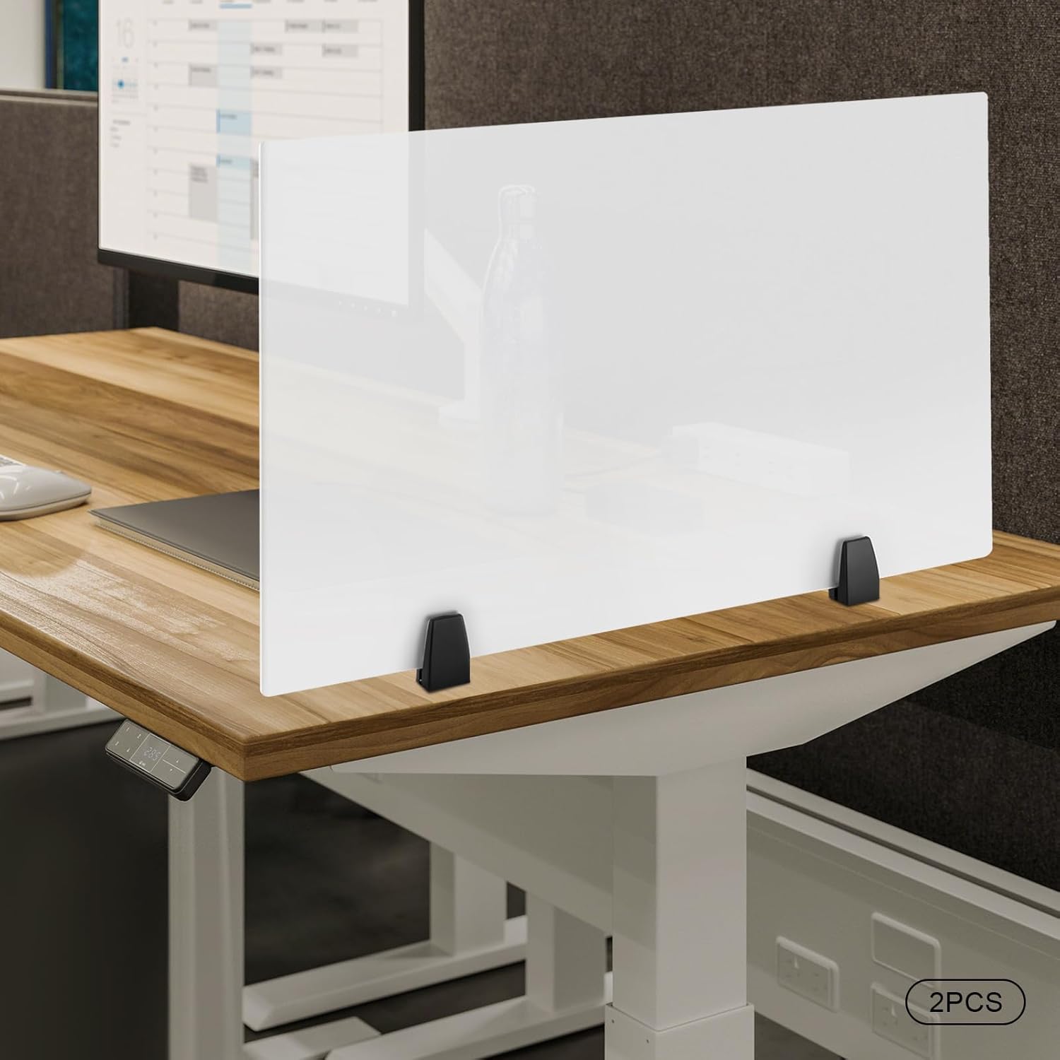 2 Pack Acrylic Desk Privacy Panel P335