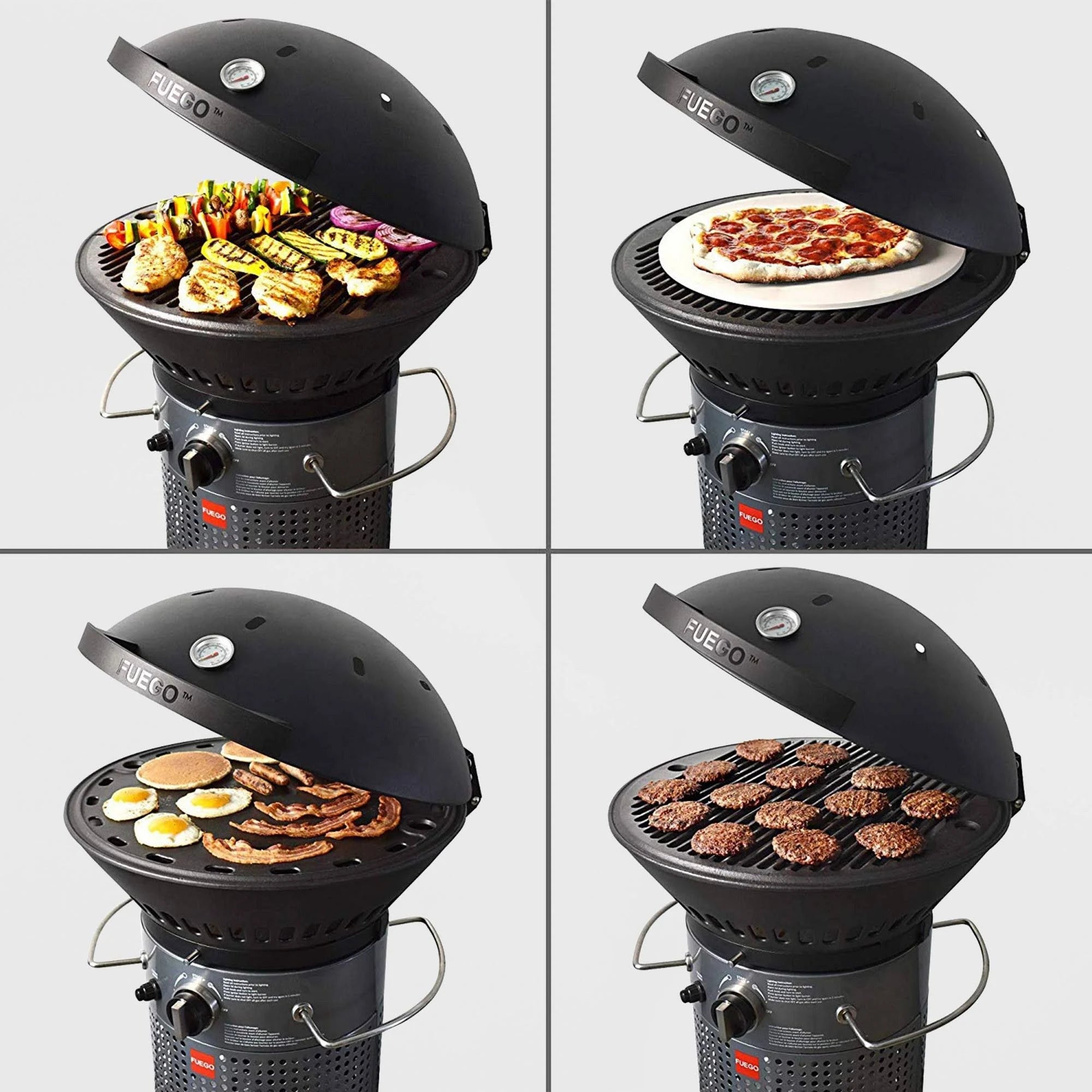 Dark Gray Propane Gas Grill S2281