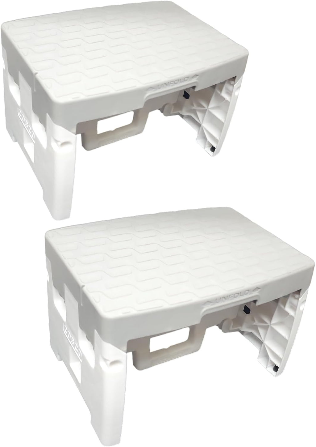 White 2 Pack Folding Step Stool Z233