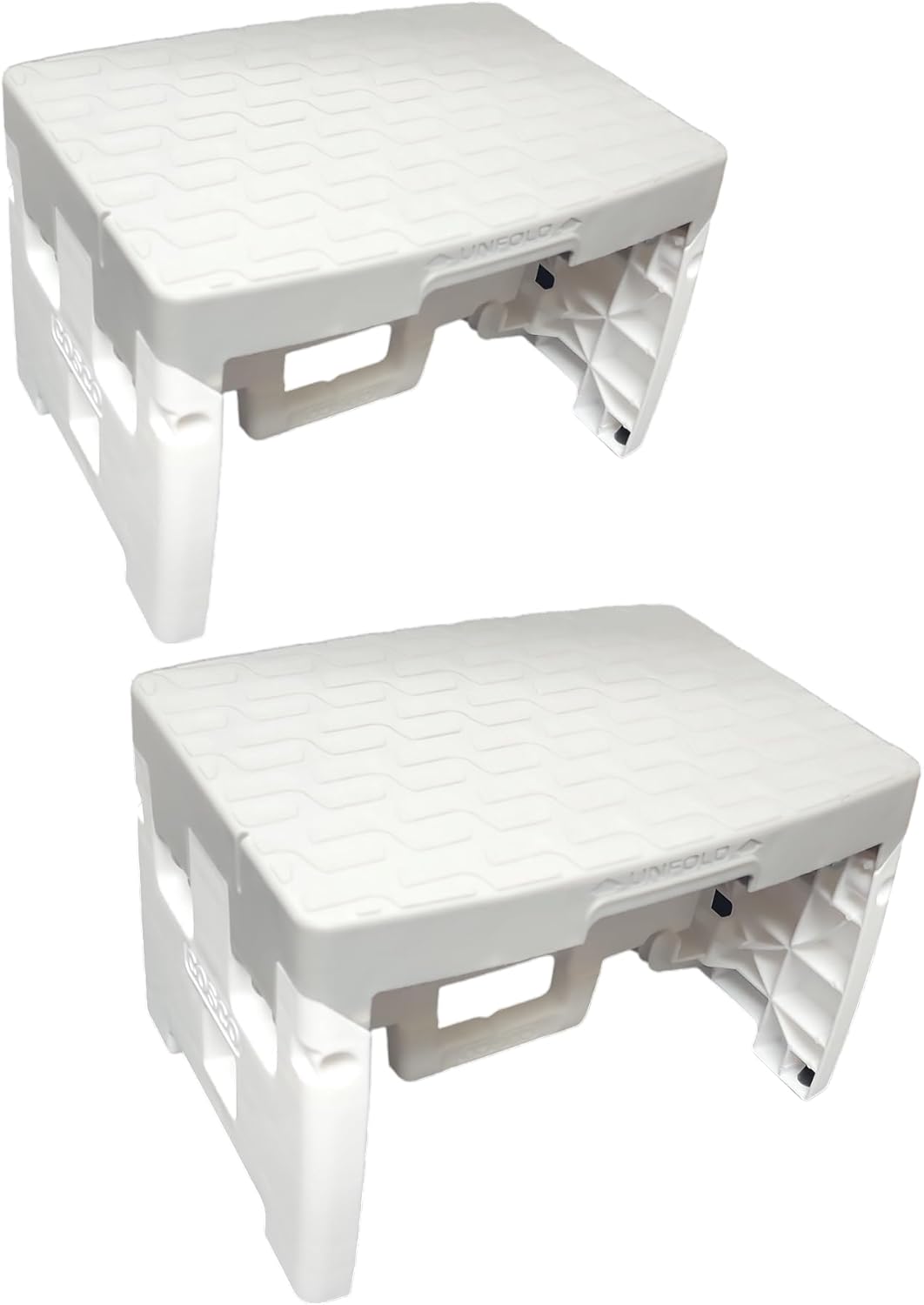White 2 Pack Folding Step Stool Z233