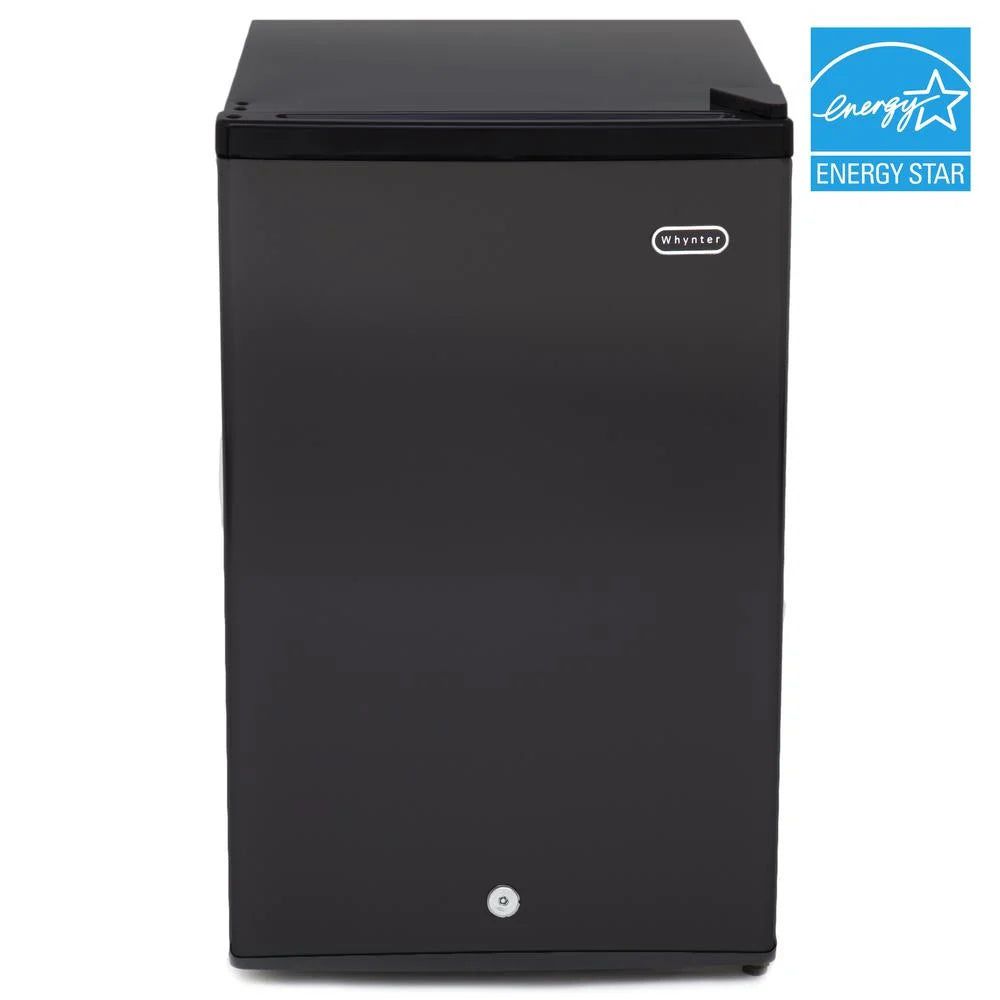 3.0 cu. ft. Black Upright Freezer with Lock T194620
