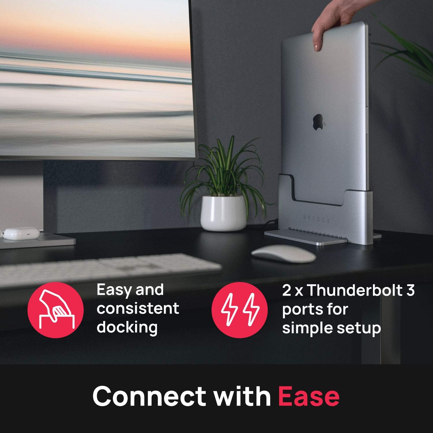 Vertical Docking Station with 2 x Thunderbolt 3 Ports C330718