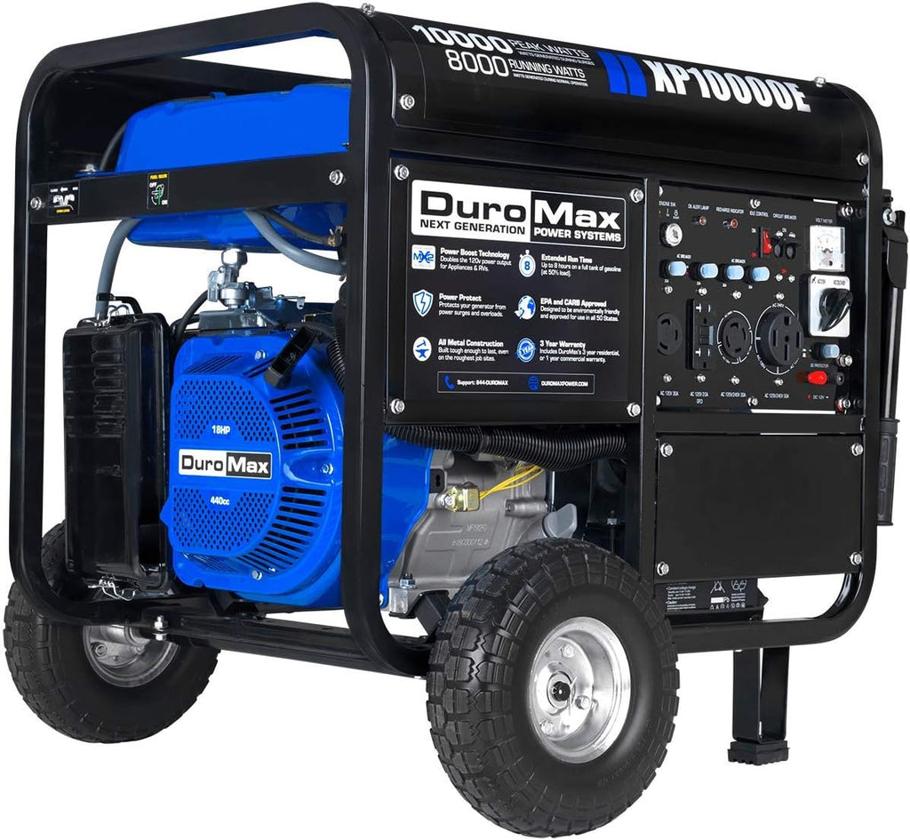 Dual Fuel Portable Generator 10000 Watt Electric Start Y754896