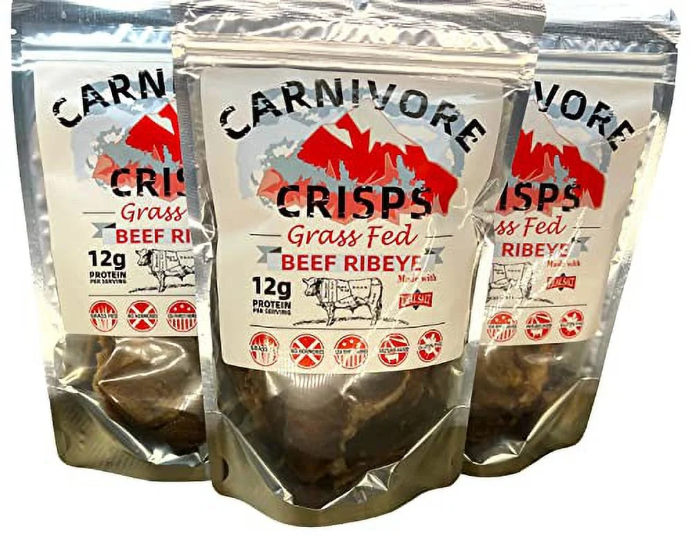Beef Ribeye Crisps, (3) 1.5 oz bag B429