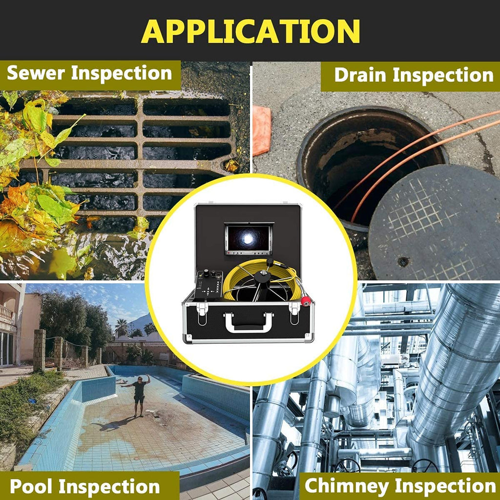 100ft Inspection Camera with 512Hz Sonde Transmitter and Receiver I361