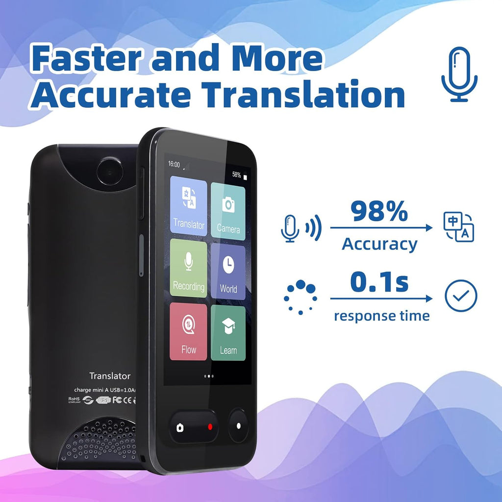 Portable Instant Two-Way Language Translator Device G1900