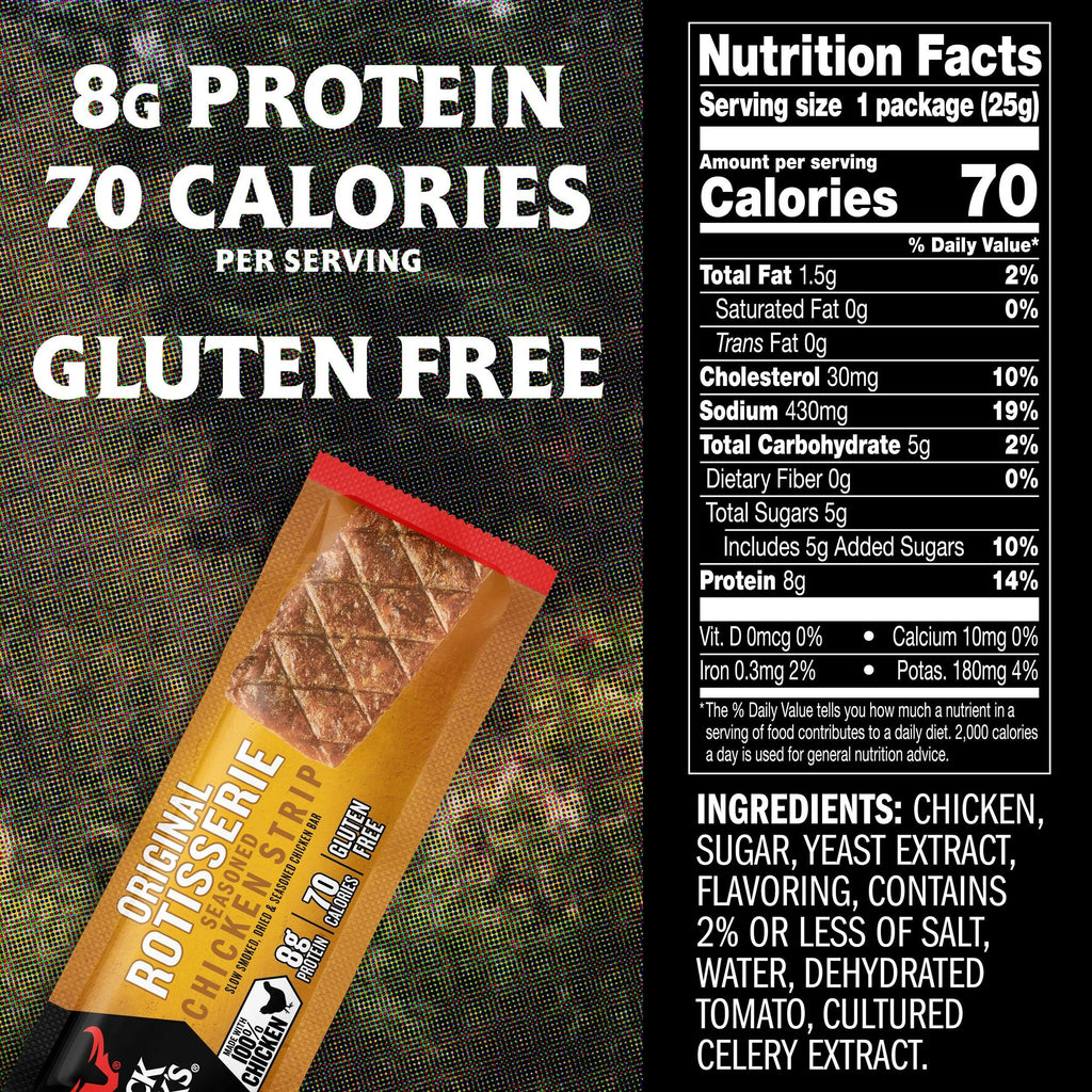 Meat Bars, Rotisserie Chicken, 12 Count H692803