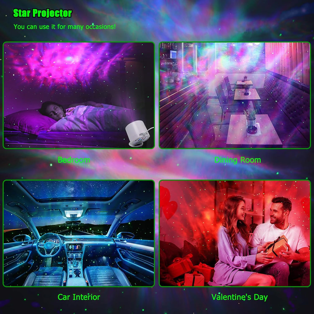 Star Projector with Timer and Remote Control Q8694