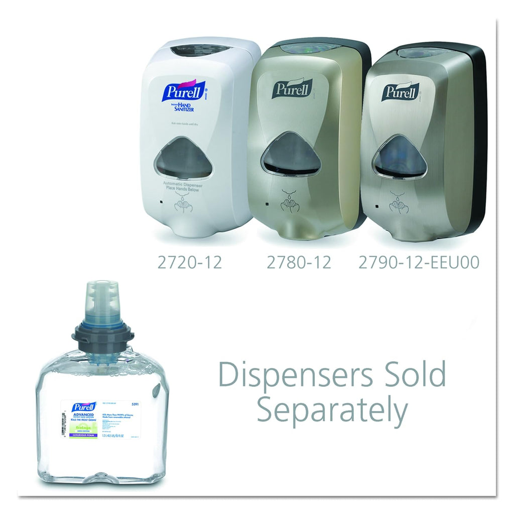 1200mL Clear Instant Hand Sanitizer Foam Refill (Pack of 2) I365