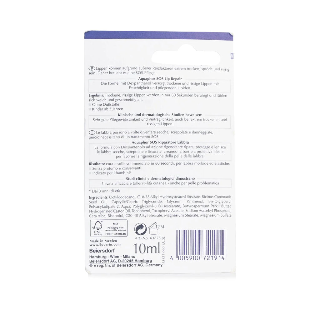 Aquaphor SOS Lip Repair 10ml M664