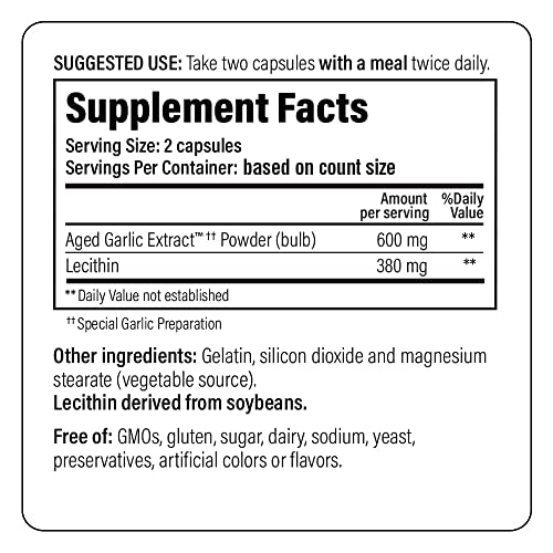 Aged Garlic Extract 300 Capsules M2332