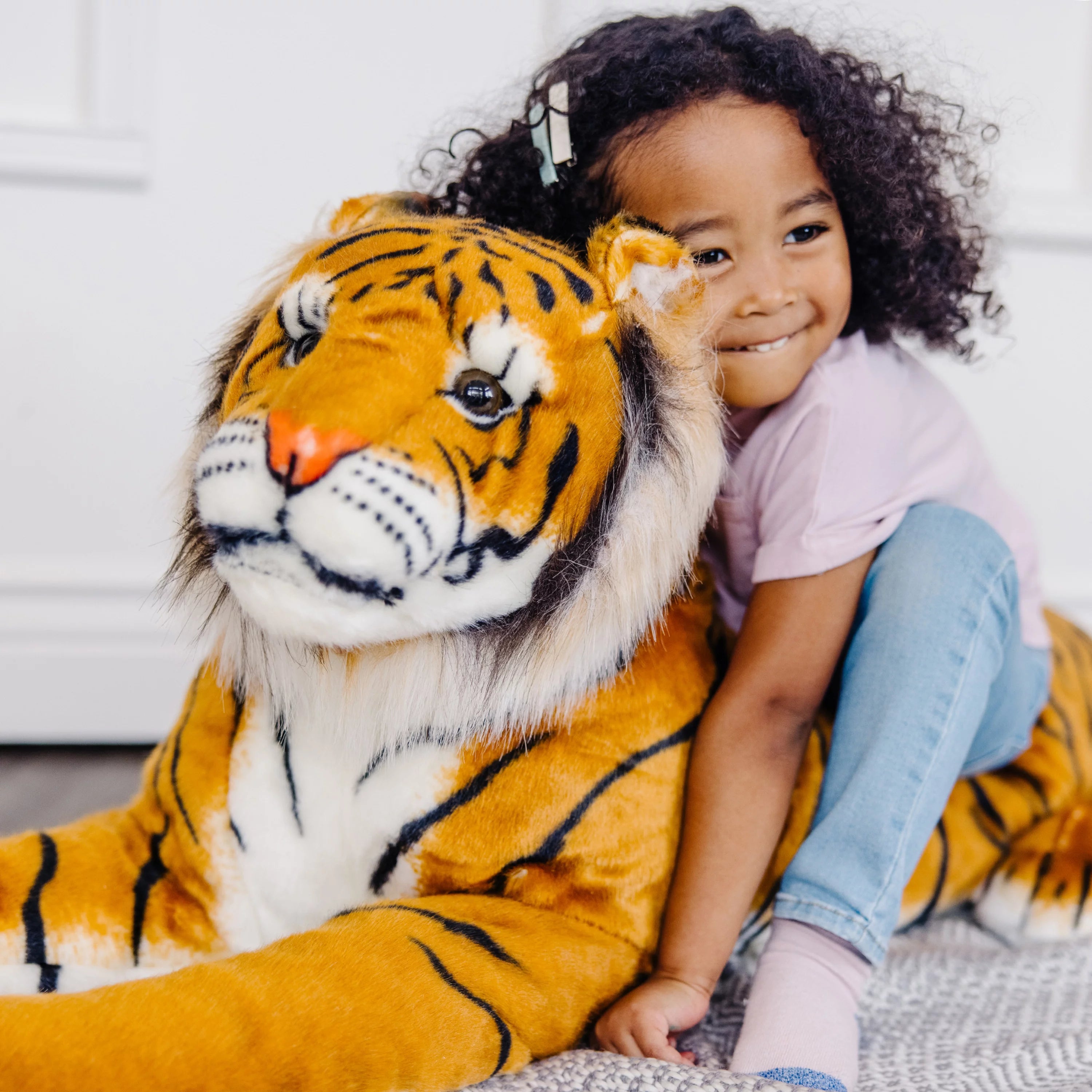 Giant Tiger Stuffed Animal Over 5 Feet Long R189