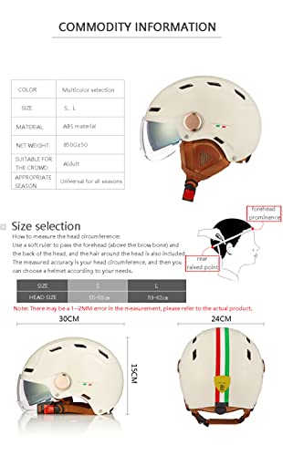 Motorcycle Half Helmet Open-Face Half Helmet with Adjustable Quick Release Buckle DOT Approved 3/4 Helmet O2540