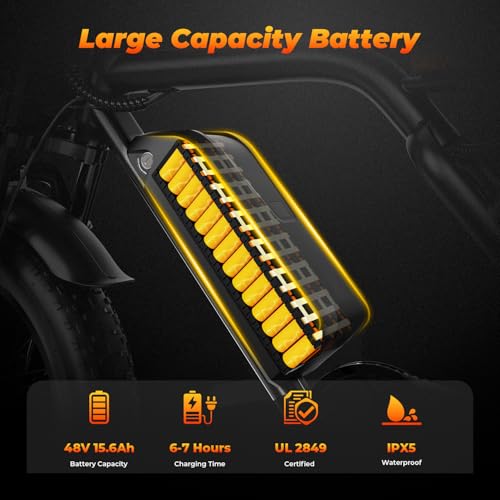 20" Fat Tire Electric Bike with 15.6Ah Battery Q9180