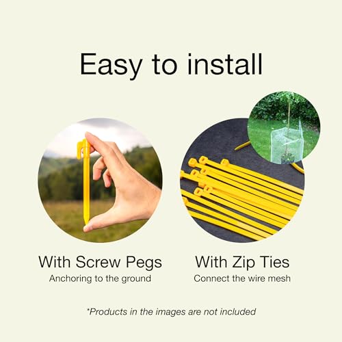 Green Plastic Wire Mesh Fence 15.7IN x 10FT Roll Y857495