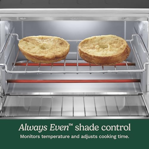 Brushed Stainless and Black Toaster Oven Broiler I24971