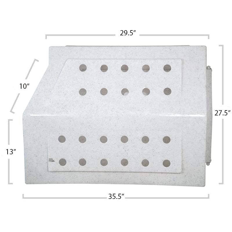 Large SUV White Granite Dog Crate X22638