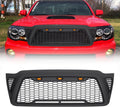 Matte Black Mesh Grille with 3 LED lights Y78796