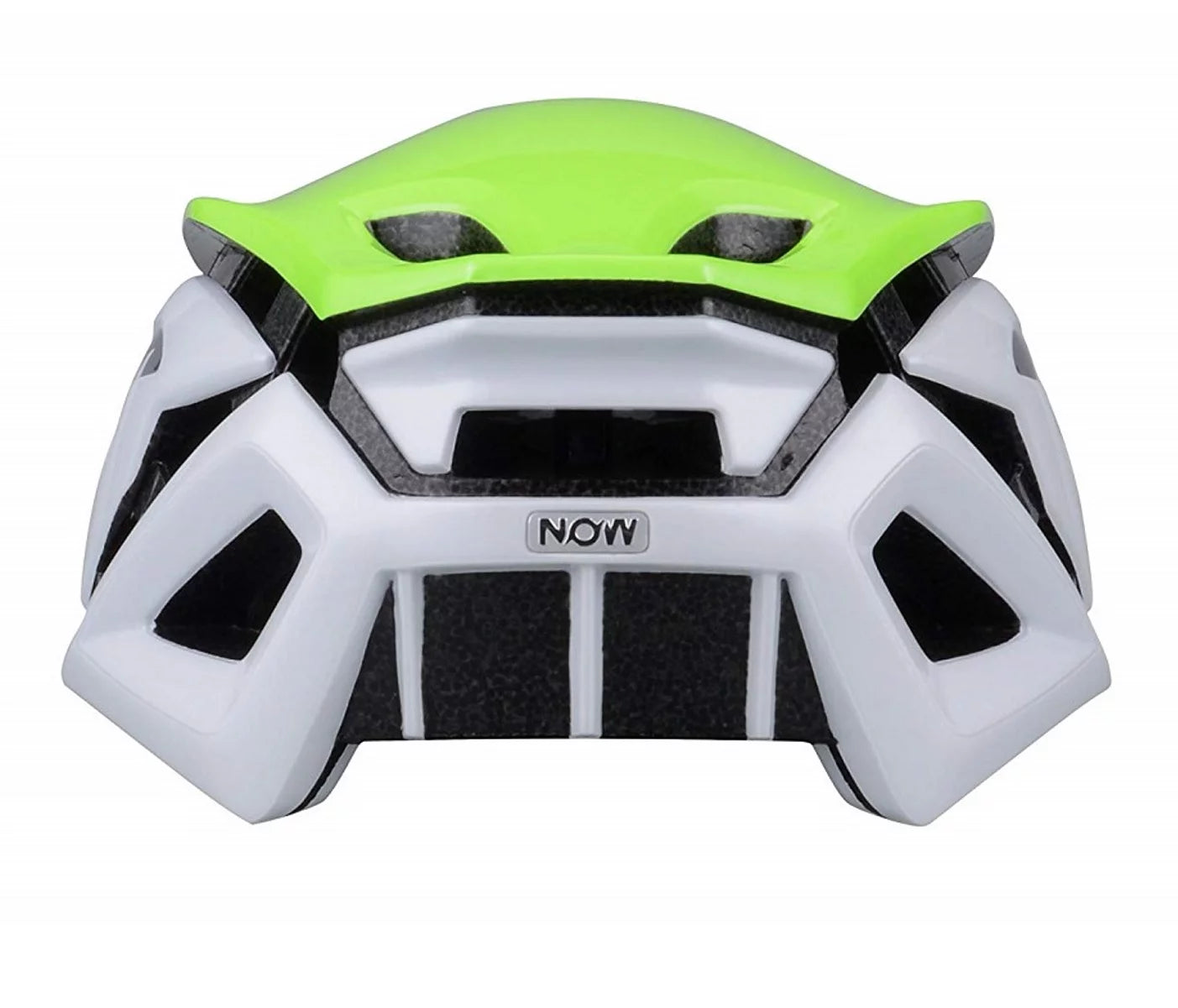 Adult Aerodynamic Bicycle Helmet Neon Green/White L/XL B639