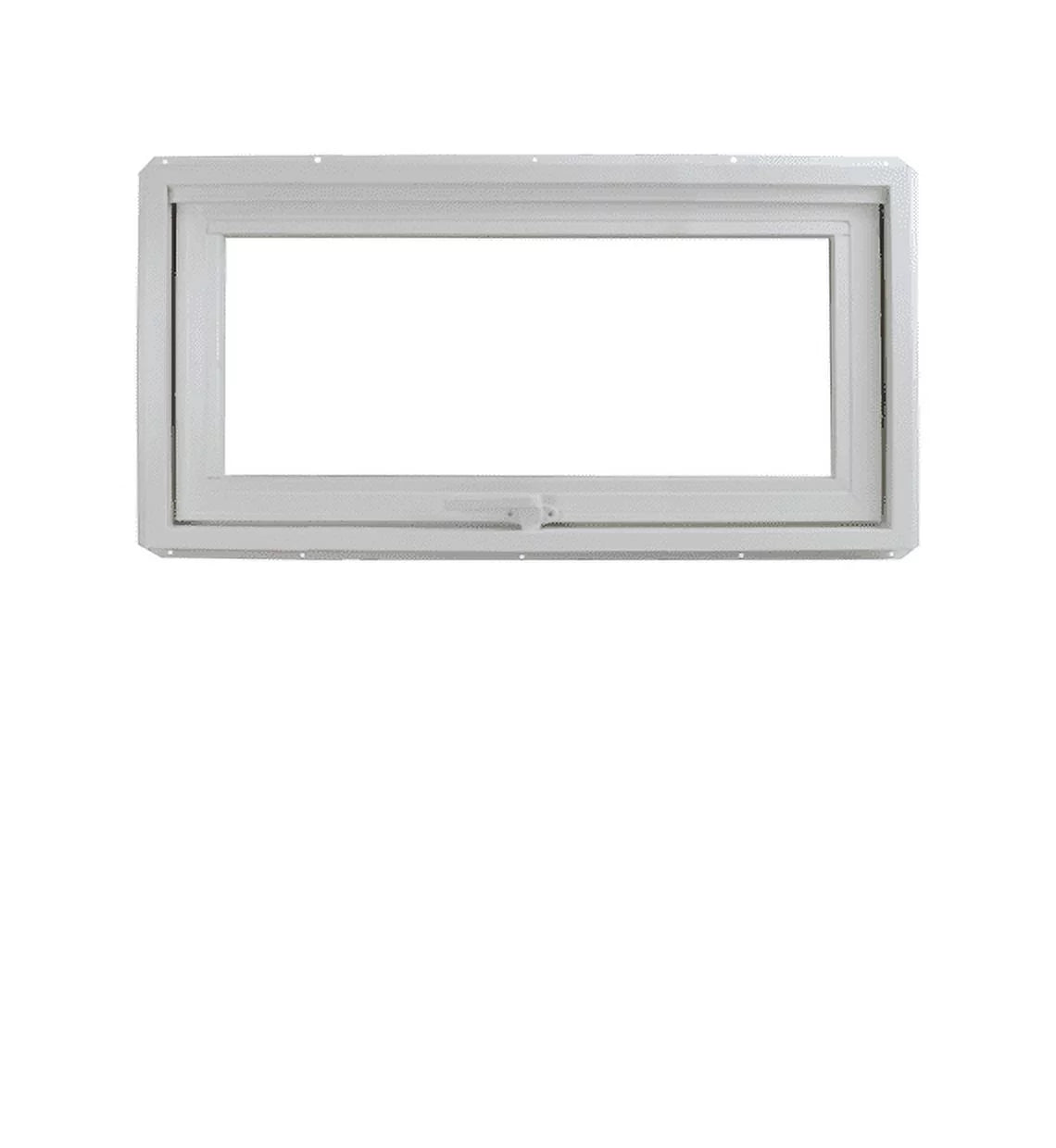 36" x 12" White Vinyl Casement Window with Tempered Low-E Glass C28390