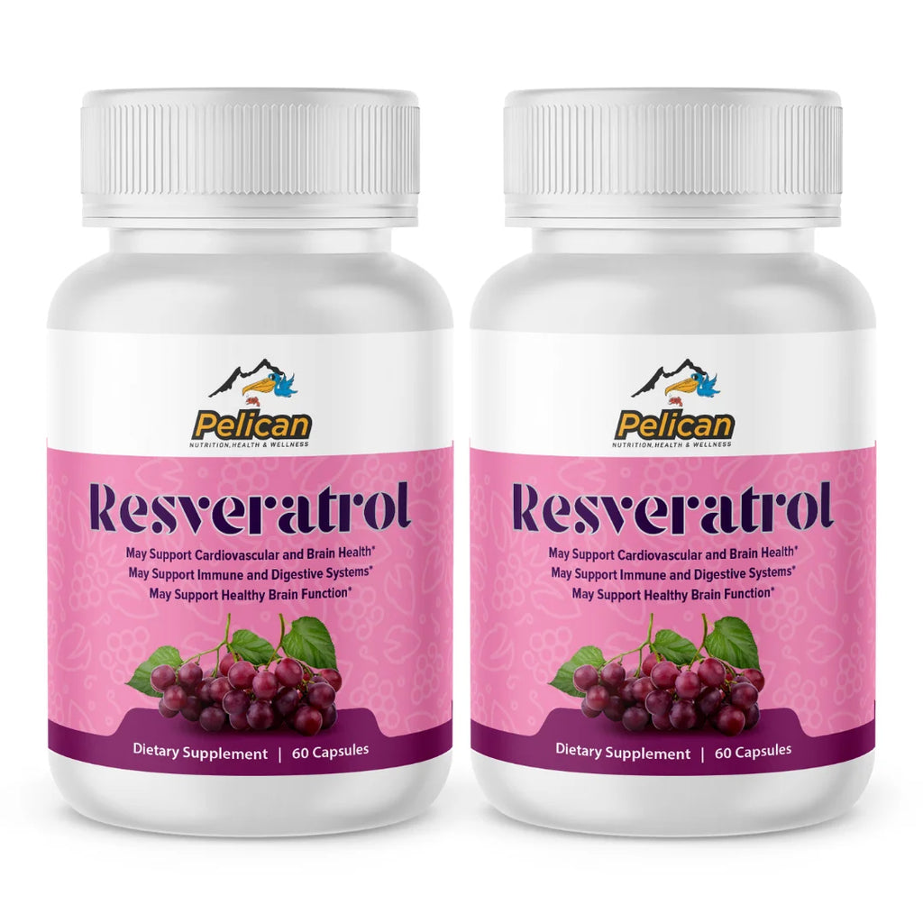 2 Bottles 120 Capsules Resveratrol G7821