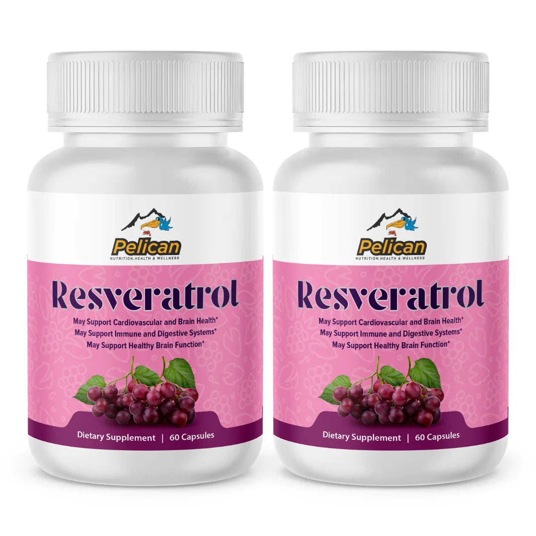 2 Bottles 120 Capsules Resveratrol G7821
