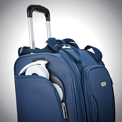 Purple Underseat Carry-On Spinner with USB Port E51971