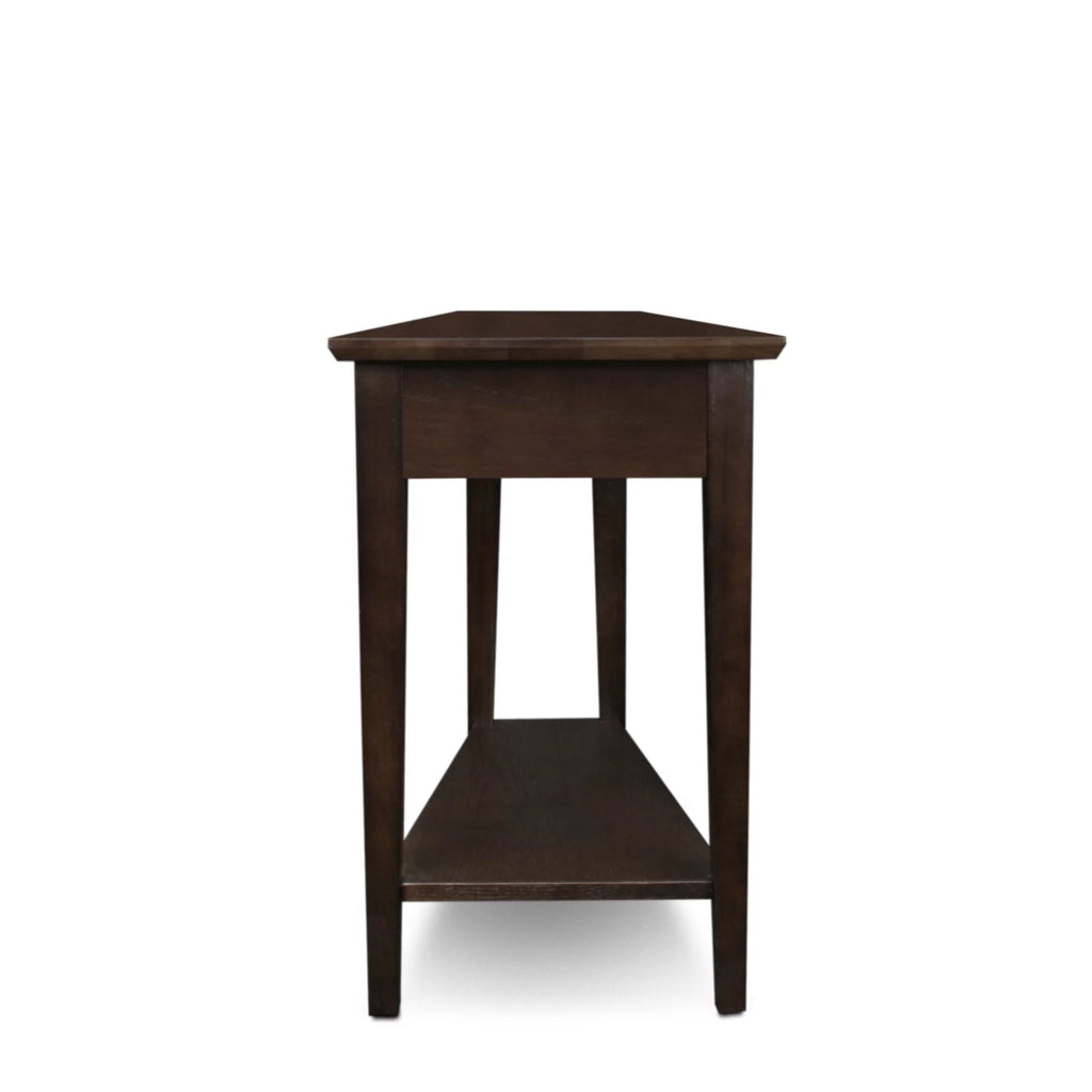 Compact Recliner Wedge Table in Chocolate Oak Q531034