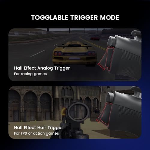 Bluetooth Mobile Game Controller with Hall Effect Joysticks L979