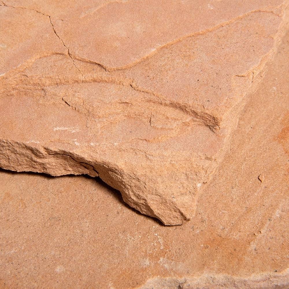 Salmon Red Natural Flagstone Stepping Stone Slabs K3922