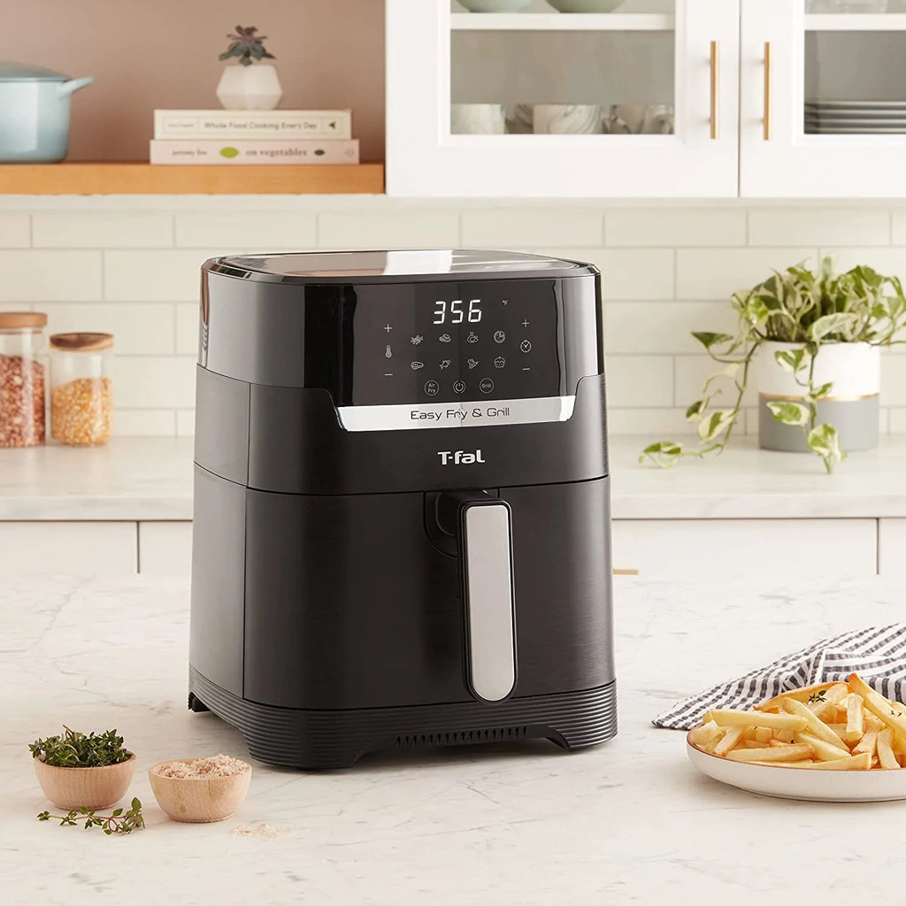 4.4 Qrt Black Air Fryer & Grill Combo L42011