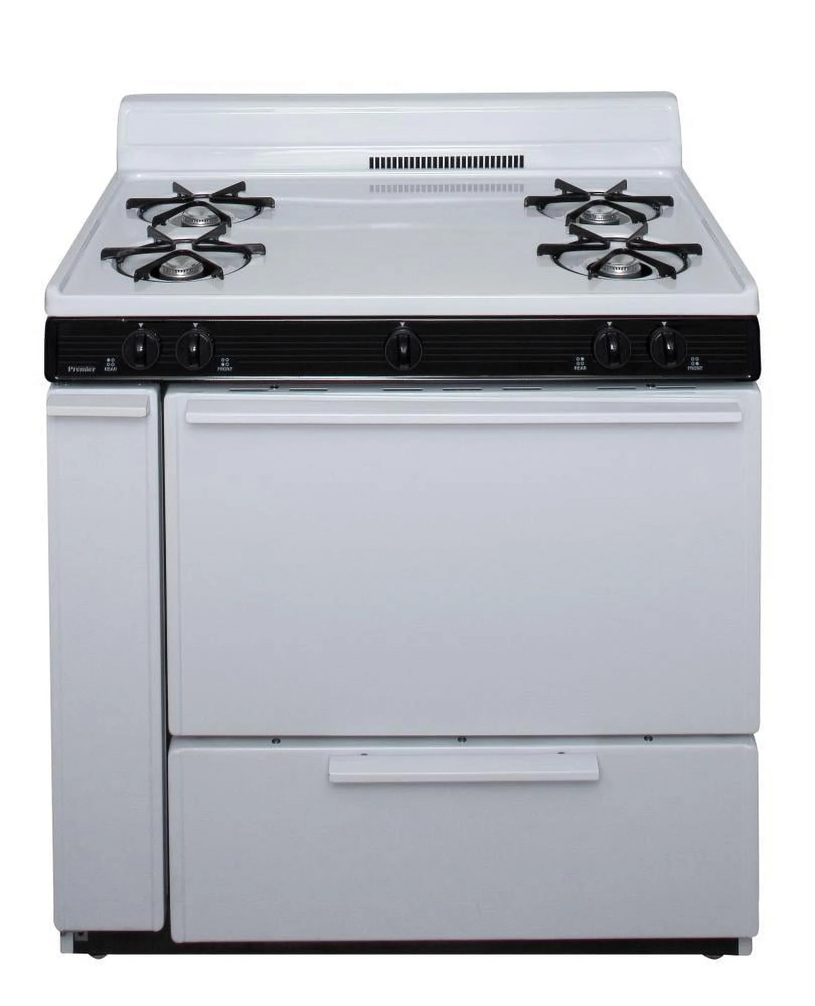 White Free Standing Gas Range Q2610