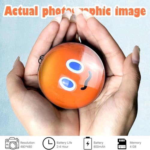 Memory Orb Ball, 21in LED Crystal Ball Video Player (1PCS Black) R73956