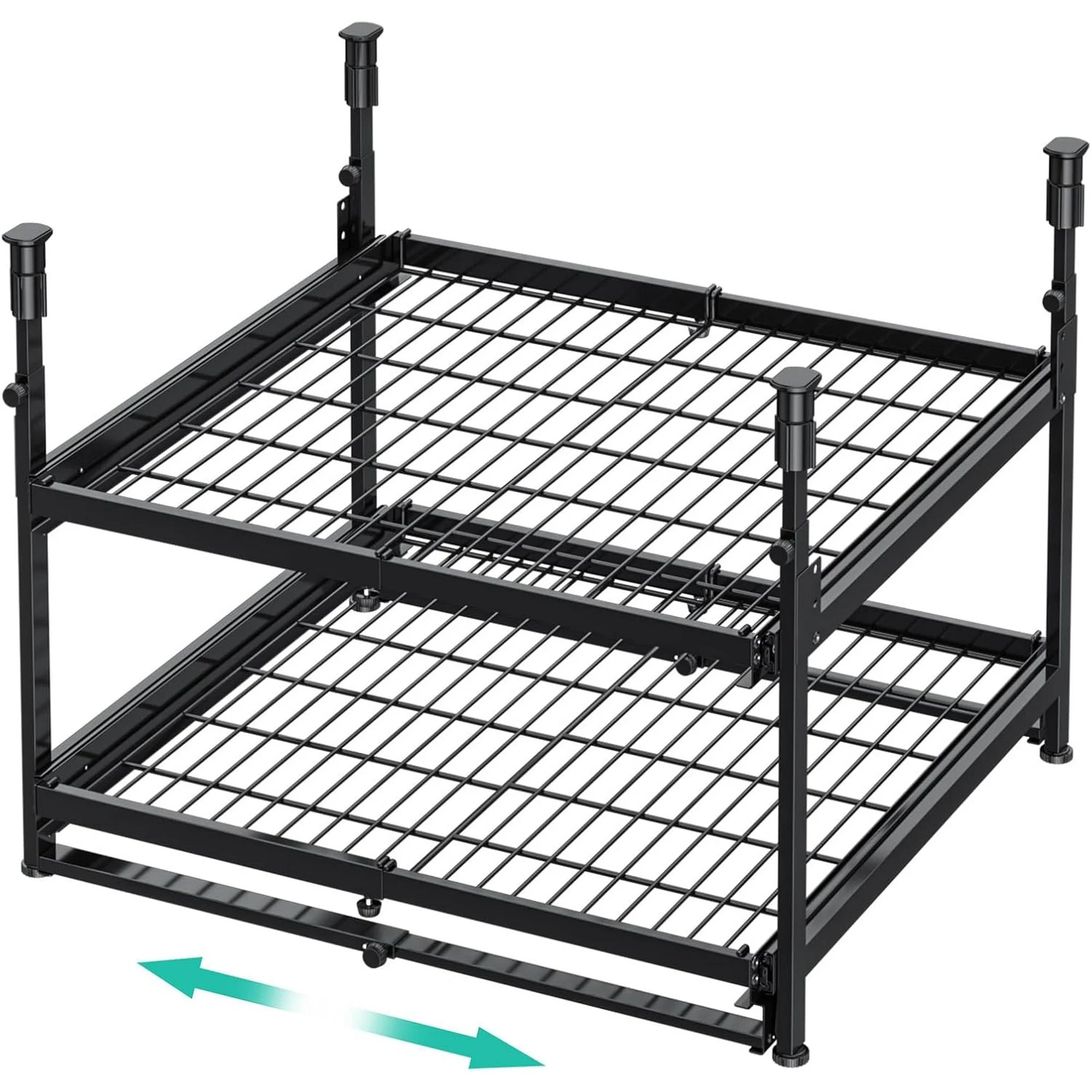 2 Tier Expandable Pull Out Cabinet Organizer U5575