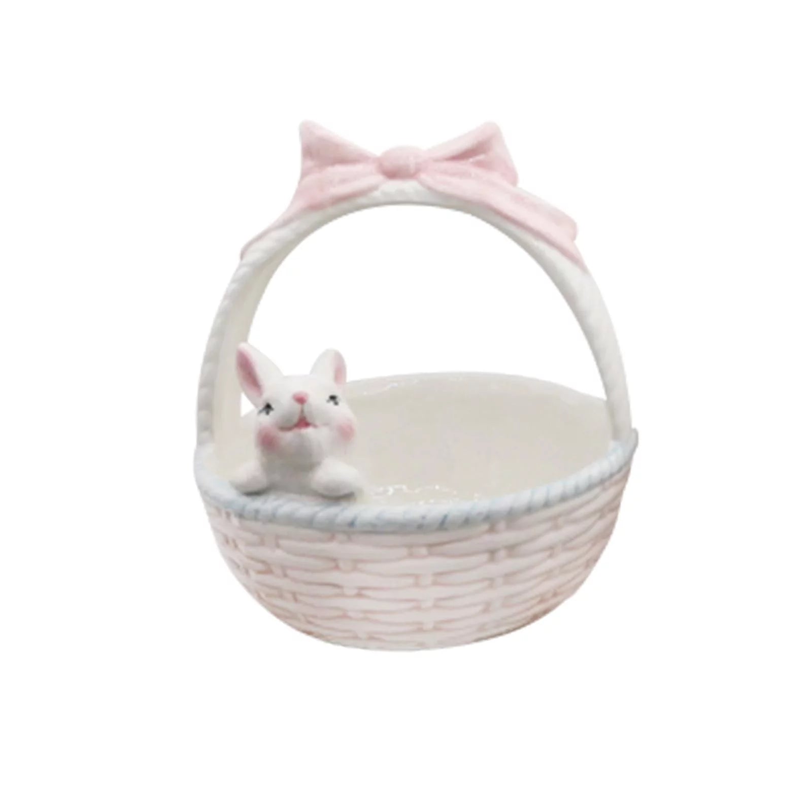 Ceramic Rabbit Easter Basket Bunny Bowls Small Candy Serving Bowls Y5966