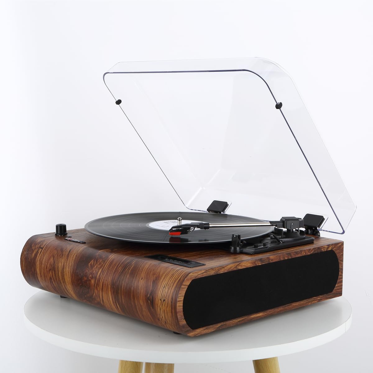 Bluetooth Record Player, 3 Speed Turntable with Built-in Speakers L10975